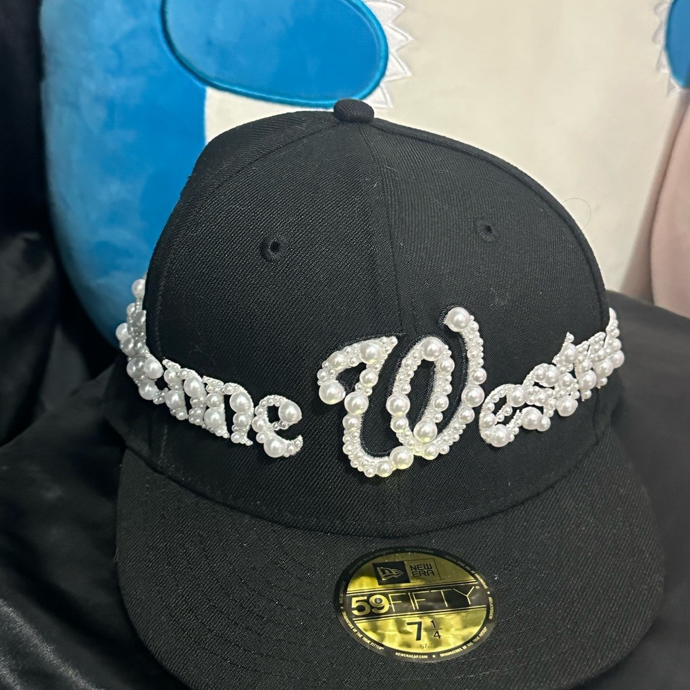 Hats LA: Vivienne Westwood Pearl Fitted Hat